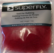 genuine seals fur Super Fly red