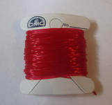 silicone thread red D  0,8 mm