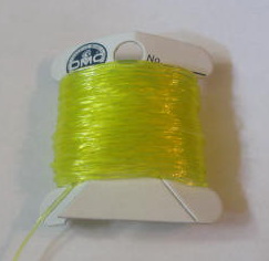 silicone thread fl yellow / chartreuse D 0,8 mm 