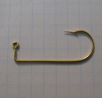 MUSTAD 32755 JIG GOLD HOOK  � 1/0 (10��) 