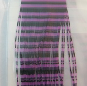 silicone legs black / purple