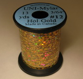 ������� ������ UNI mylar 13 yds 3/64 # 12 hol gold