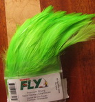 premium strong neck hackle chartreuse Super Fly